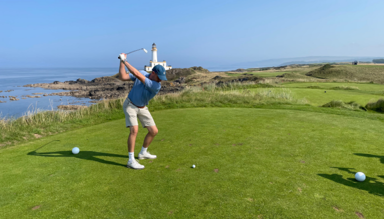 Jack playing Turnberry Ailsa