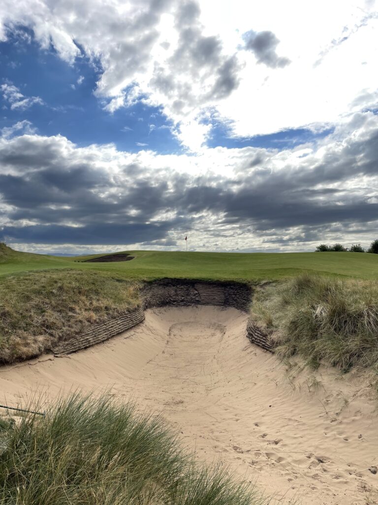 Green side bunker on the 15th (17th) "The Little Eye"